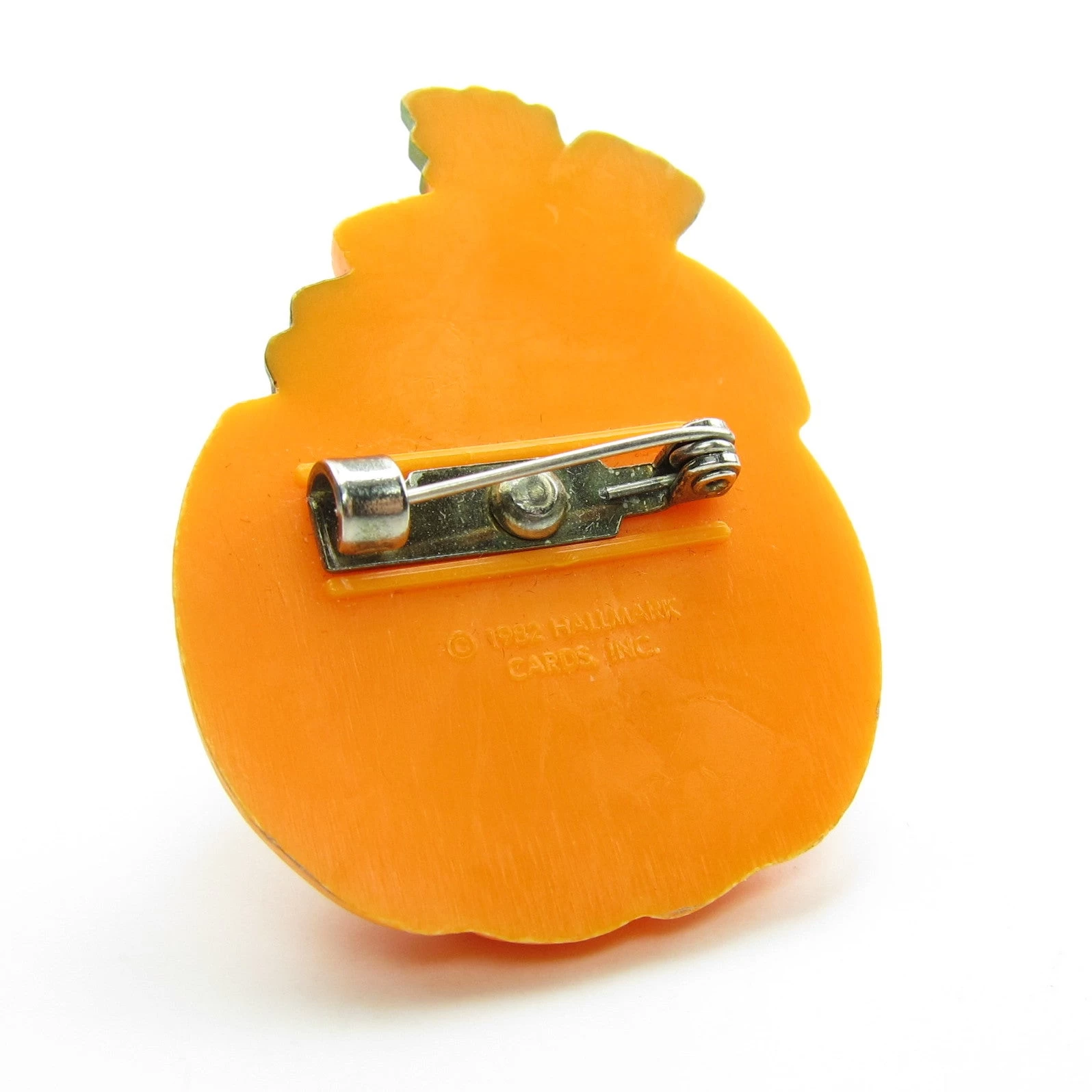 Jack-O-Lantern With Eyes Pumpkin Pin Vintage Halloween Hallmark Lapel 5 Jack-O-Lantern With Eyes Pumpkin Pin Vintage Halloween Hallmark Lapel - Image 5