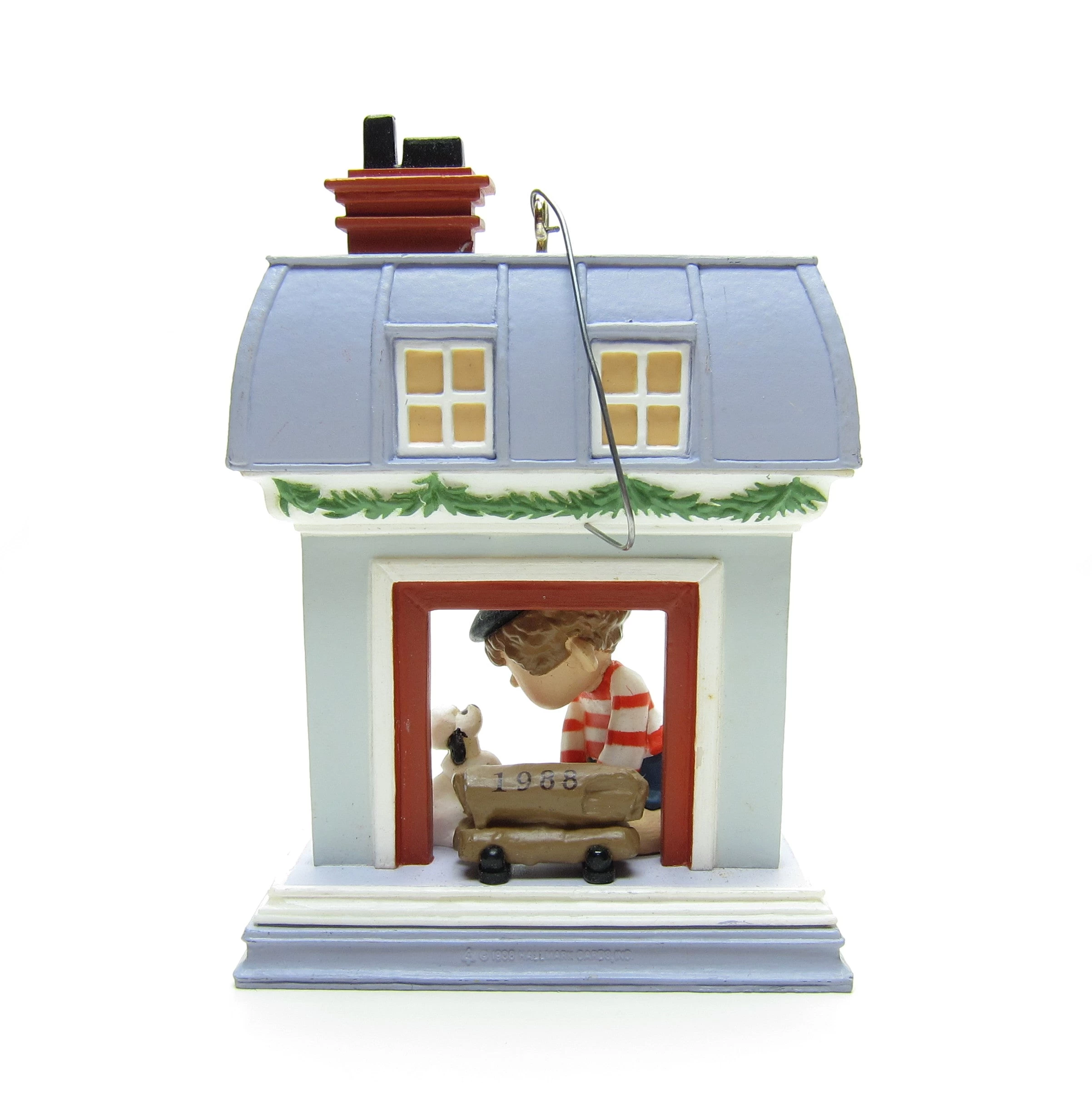 Joyeux Noël Vintage 1988 French Hallmark Keepsake Ornament 2 Joyeux Noël Vintage 1988 French Hallmark Keepsake Ornament - Image 2