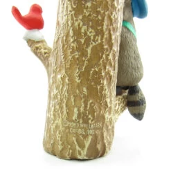Mail Call Ornament Vintage Hallmark 1989 Tree Stump Mailbox With Raccoon -Toy Store 1989 hallmark cards mail call hallmark raccoon ornament