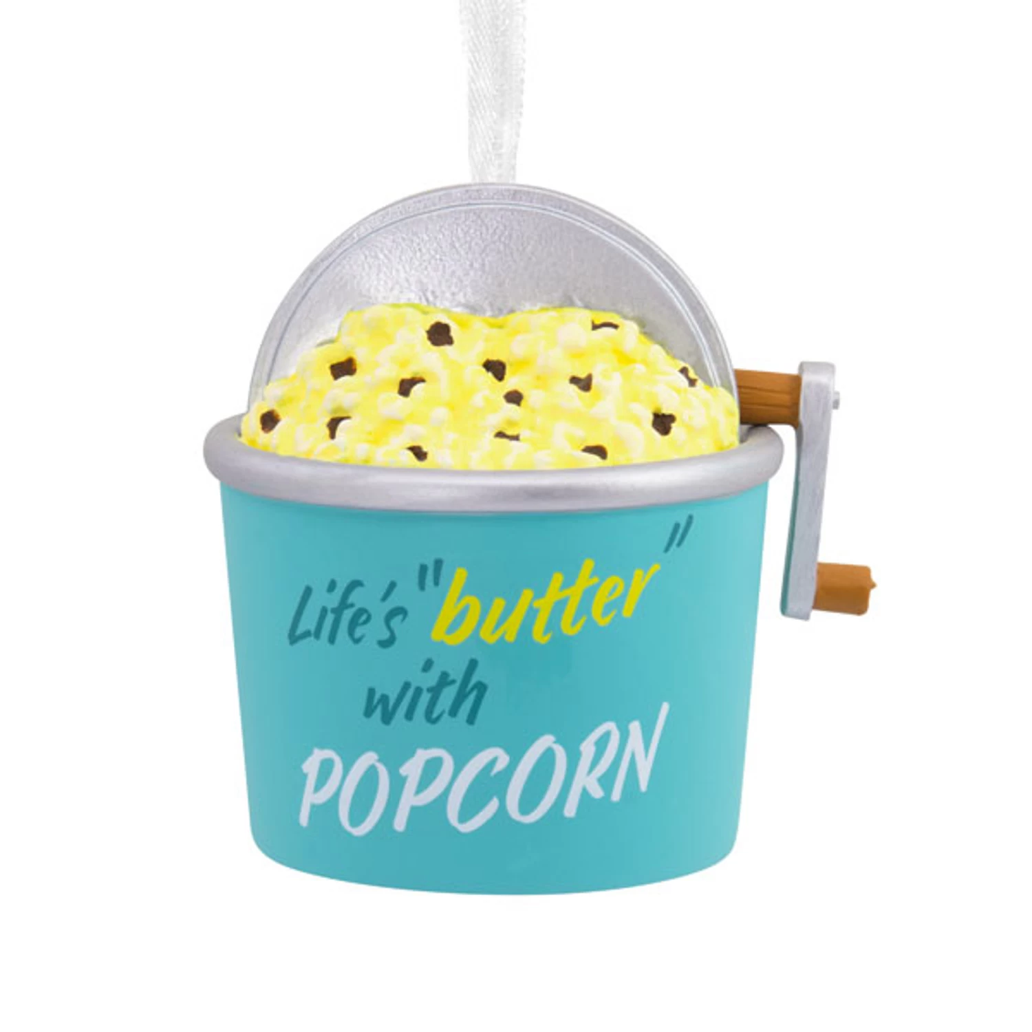 Hallmark 2.5" Popcorn Machine Christmas Ornament 1HGO2994 1 Hallmark 2.5" Popcorn Machine Christmas Ornament 1HGO2994