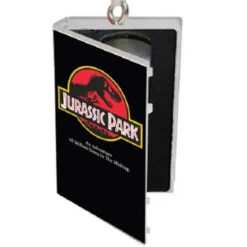 Hallmark 3" VHS Jurassic Park Movie Christmas Ornament 2HCM9592
