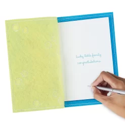 Hallmark Signature New Baby "Sweet Baby Boy" Greeting Card -Toy Store 3369141 ALT4