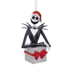 Hallmark 3.25" Tim Burton's The Nightmare Before Christmas Jack Present Christmas Ornament 3HCM1239