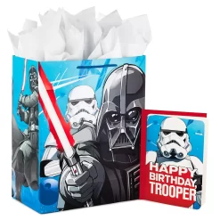 Hallmark Large Star Wars Darth Vader Gift Bag With Birthday Card & Tissue Paper