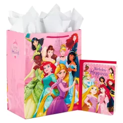 Hallmark Large Disney Princess Gift Bag With Birthday Card & Tissue Paper