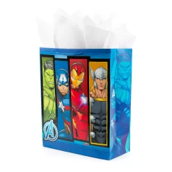 Hallmark Extra Large Avengers Gift Bag With Tissue Paper