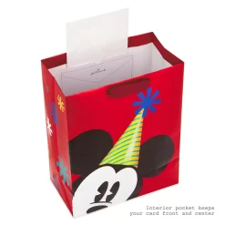 Hallmark Large Disney's Mickey Mouse Party Hat Gift Bag With Tissue Paper -Toy Store 5057602 ALT3