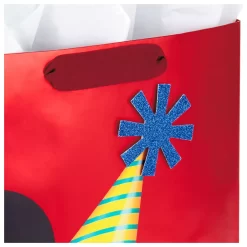 Hallmark Large Disney's Mickey Mouse Party Hat Gift Bag With Tissue Paper -Toy Store 5057602 ALT4