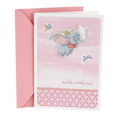 Hallmark Disney's Dumbo Baby Shower Greeting Card