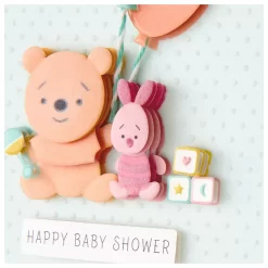 Hallmark Signature Disney's Winnie The Pooh & Piglet Baby Shower Greeting Card -Toy Store 5057611 ALT3