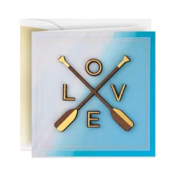 Hallmark Signature Oars "Love" Anniversary Card
