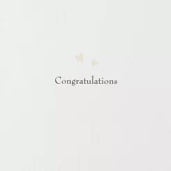 Hallmark "Here's To Love" Champagne Flutes Congratulations Card -Toy Store 5624259 ALT2