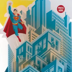 Hallmark Paper Wonder Superman Pop Up Birthday Card With Music 7 Hallmark Paper Wonder Superman Pop Up Birthday Card With Music -Toy Store 5624267 ALT3