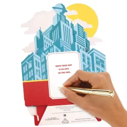 Hallmark Paper Wonder Superman Pop Up Birthday Card With Music 8 Hallmark Paper Wonder Superman Pop Up Birthday Card With Music -Toy Store 5624267 ALT4