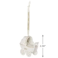 Hallmark Baby's First Christmas Pram Porcelain 2022 Hallmark Keepsake Christmas Ornament 10 Hallmark Baby's First Christmas Pram Porcelain 2022 Hallmark Keepsake Christmas Ornament -Toy Store 5825959 ALT4