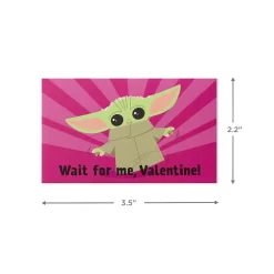 Hallmark Baby Yoda Mini Valentines Day Cards Assortment - 18 Classroom Cards With Envelopes -Toy Store 5959563 ALT2