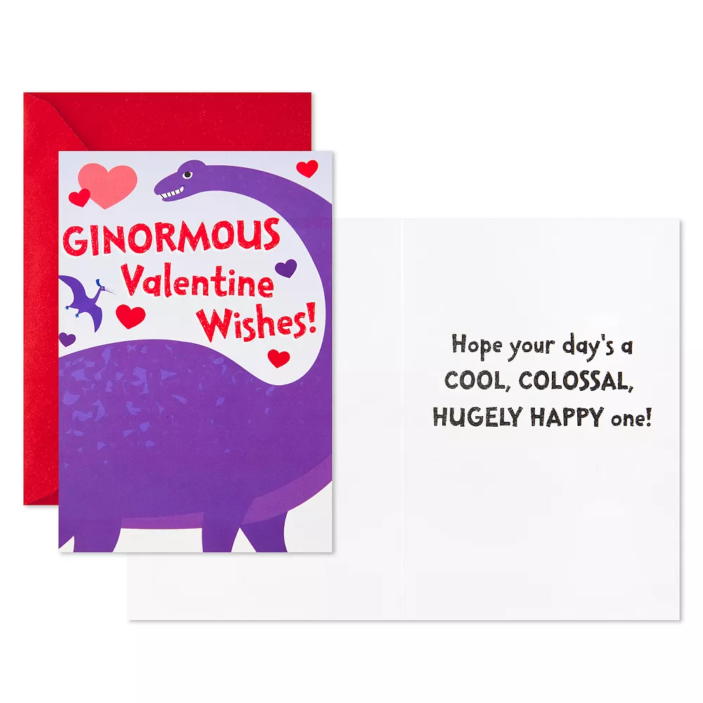 Hallmark Valentines Day Dinosaurs Cards Assortment For Kids - 8 Valentine's Day Cards With Envelopes 2 Hallmark Valentines Day Dinosaurs Cards Assortment For Kids - 8 Valentine's Day Cards With Envelopes - Image 2