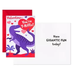 Hallmark Valentines Day Dinosaurs Cards Assortment For Kids - 8 Valentine's Day Cards With Envelopes 10 Hallmark Valentines Day Dinosaurs Cards Assortment For Kids - 8 Valentine's Day Cards With Envelopes -Toy Store 5959585 ALT4