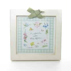 Marjolein Bastin Framed Quote With Flowers - A Mother's Love Makes All The Difference
