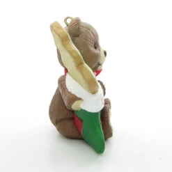Baby's Second Christmas 1996 Hallmark Teddy Bear Christmas Ornament -Toy Store Baby s 2nd second christmas hallmark teddy bear stocking
