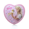 Barbie Heart Children's Melamine Plate With Dog