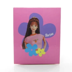 Barbie Chest Of Drawers Or Jewelry Box Vintage 1998 Showers Of Flowers Pattern -Toy Store Barbie jewelry box showers of flowers 1998 cardboard dresser