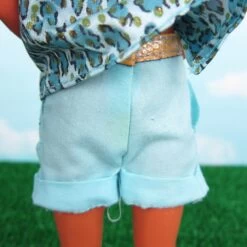 Outfit For Animal Lovin' Ken Doll Vintage 1988 Barbie #1351 -Toy Store Barbie ken doll animal lovin loving lovin 1988 blue shorts