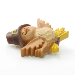 Thanksgiving Bird In Pilgrim Hat Pin Vintage Hallmark 1981Lapel -Toy Store Bird in pilgrim hat thanksgiving hallmark cards lapel pin