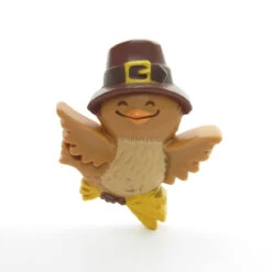 Thanksgiving Bird In Pilgrim Hat Pin Vintage Hallmark 1981Lapel