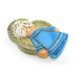 Hallmark Angel Pin Vintage Christmas Lapel In Blue Dress -Toy Store Blue angel pin vintage hallmark cards