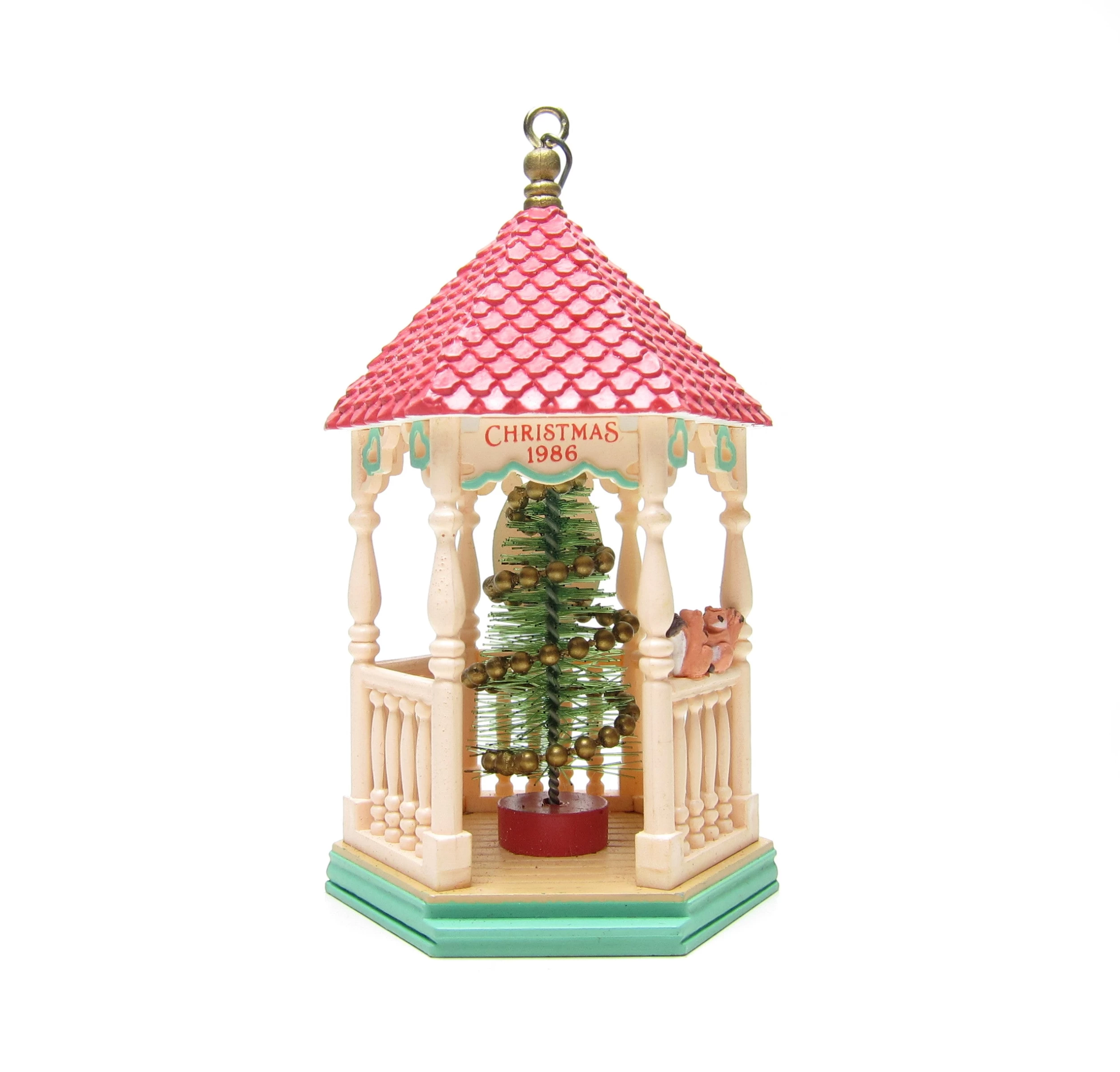 Gazebo Christmas Ornament Hallmark Keepsake 1986 Sweetheart Tree Decoration 1 Gazebo Christmas Ornament Hallmark Keepsake 1986 Sweetheart Tree Decoration