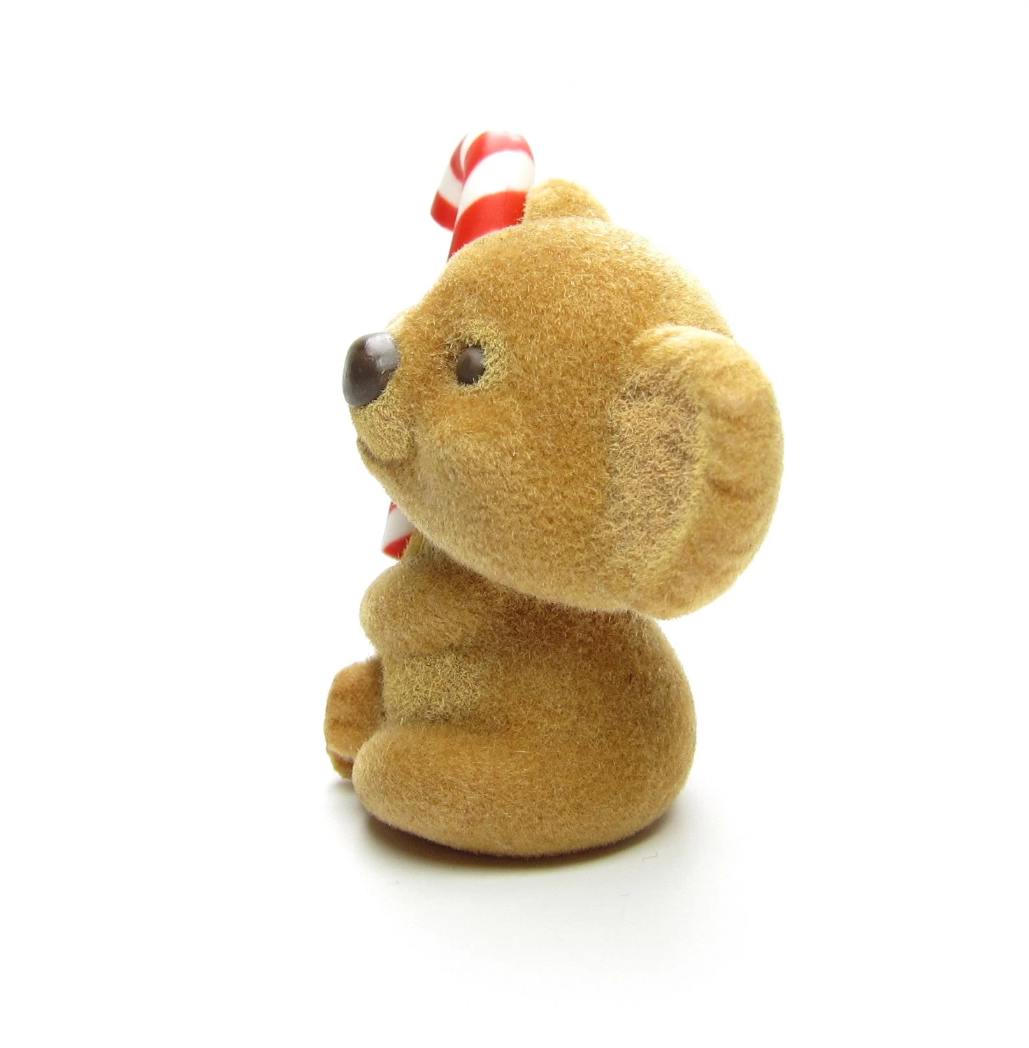 Koala Bear With Candy Cane Vintage 1984 Hallmark Merry Miniatures Flocked Christmas Figurine 4 Koala Bear With Candy Cane Vintage 1984 Hallmark Merry Miniatures Flocked Christmas Figurine - Image 4