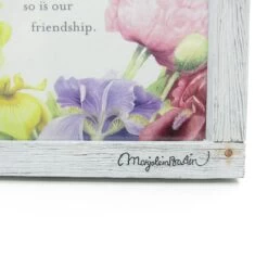 Marjolein Bastin Framed Friendship Quote With Flowers -Toy Store Friendship quote frame hallmark nature s sketchbook