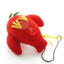 Merry Redbird Ornament Vintage Hallmark 1980 Christmas Tree Decoration -Toy Store Hallmark 1980 merry redbird christmas ornament holly