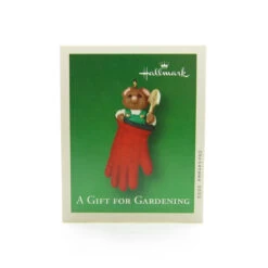 A Gift For Gardening Miniature 2002 Hallmark Keepsake Ornament -Toy Store Hallmark a gift for gardening collector card