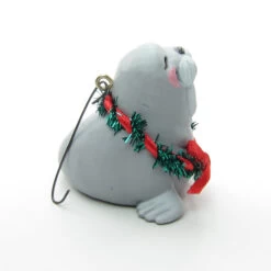 Hallmark Jolly Walrus Vintage 1988 Christmas Keepsake Ornament 9 Hallmark Jolly Walrus Vintage 1988 Christmas Keepsake Ornament -Toy Store Hallmark cards keepsake ornament jolly walrus 1988