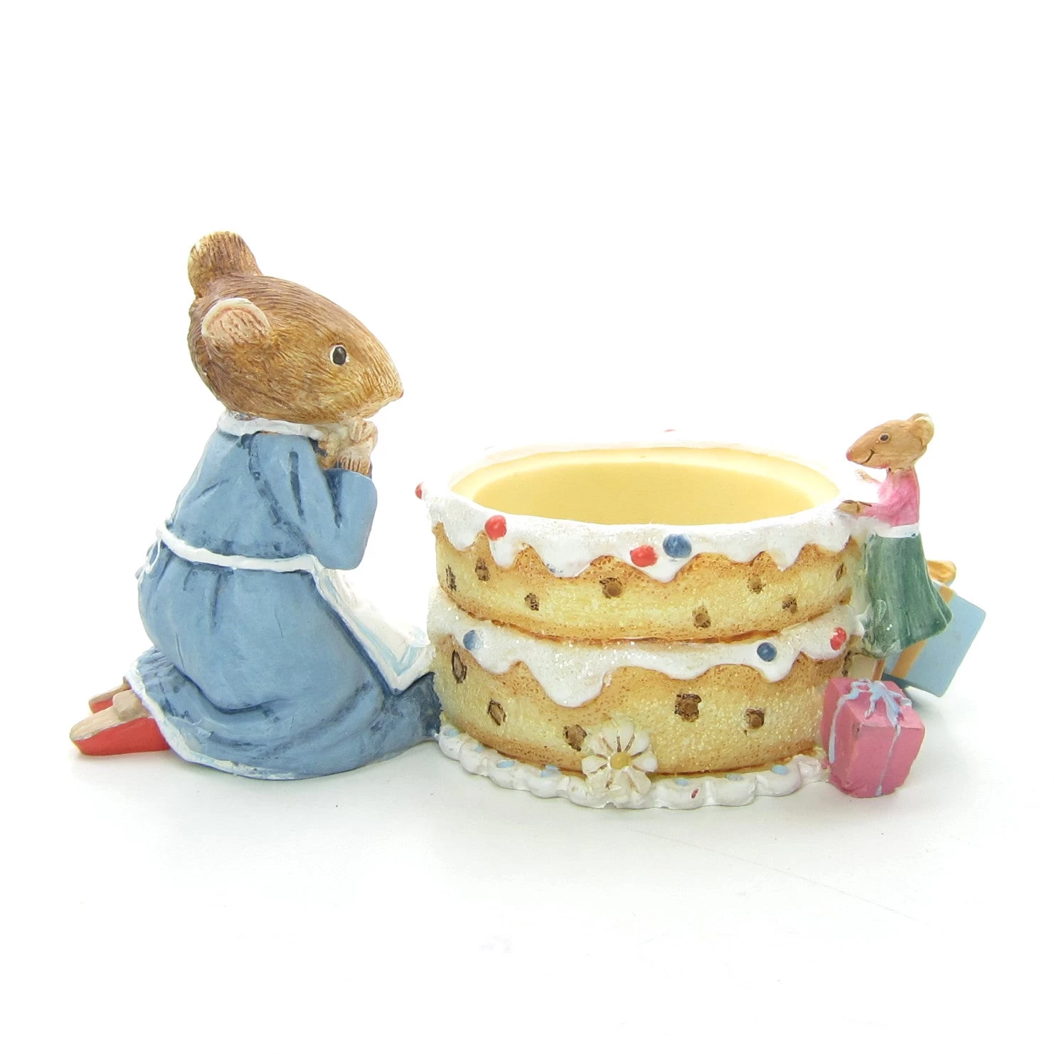 Vera The Mouse Marjolein Bastin Hallmark Birthday Cake Tea Light Candle Holder 2 Vera The Mouse Marjolein Bastin Hallmark Birthday Cake Tea Light Candle Holder - Image 2