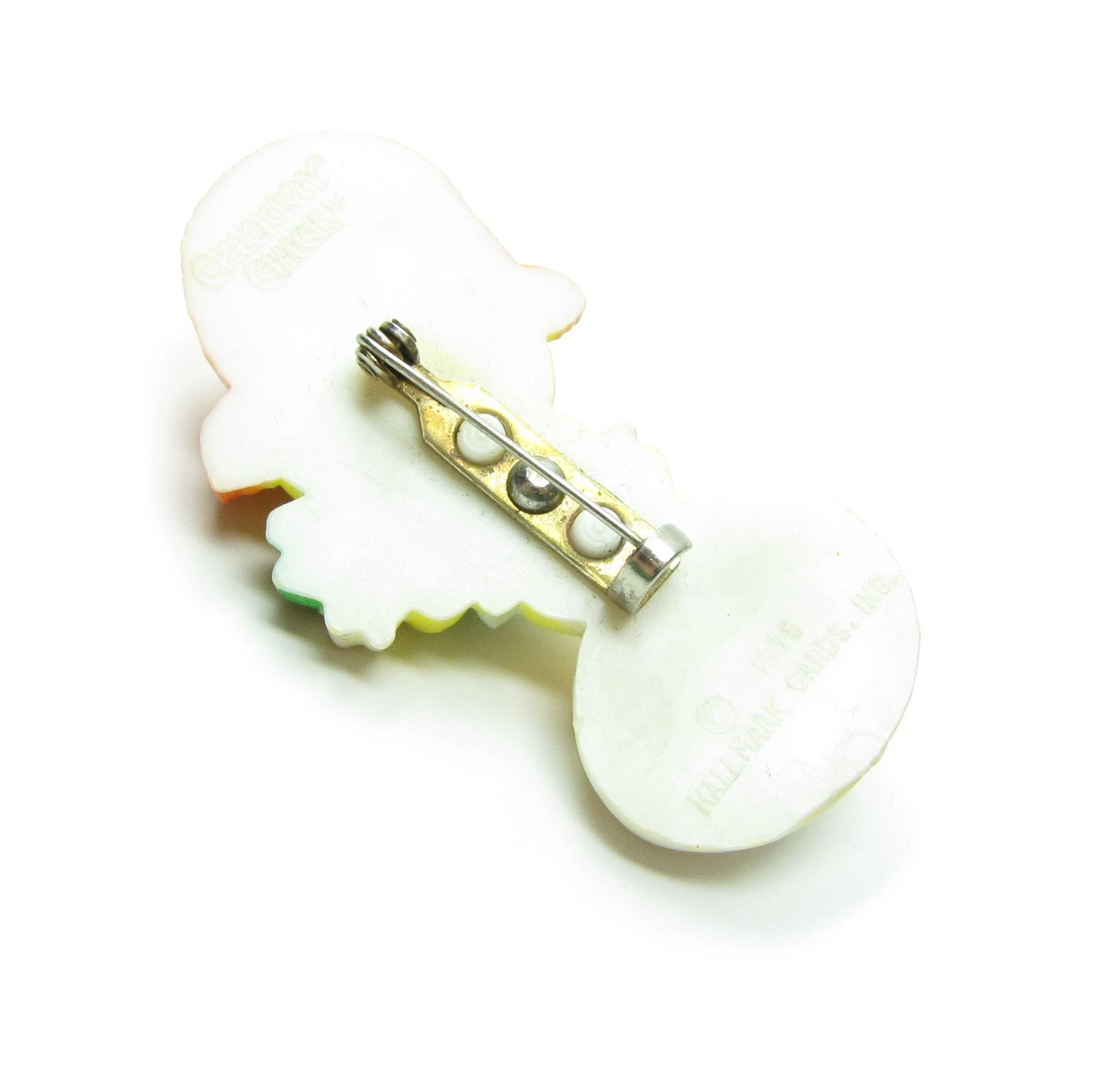 Hallmark Chick Pin Vintage 1975 Easter Chickery Chick On Egg Lapel 4 Hallmark Chick Pin Vintage 1975 Easter Chickery Chick On Egg Lapel - Image 4