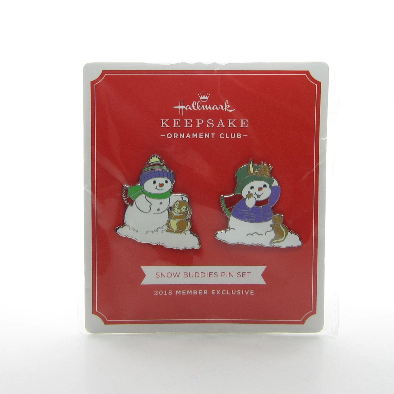 Snow Buddies Pin Set Hallmark 2018 Keepsake Ornament Club Member Exclusive 1 Snow Buddies Pin Set Hallmark 2018 Keepsake Ornament Club Member Exclusive