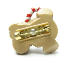 Koala Bear With Candy Cane Vintage Hallmark Christmas 1982 -Toy Store Hallmark koala bear christmas lapel pin