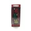 Li'l Hearts Hallmark 2000 Set Of 3 VIP Glitter Glass Ornaments