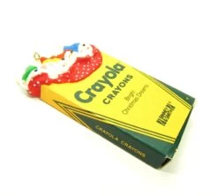 Bright Christmas Dreams Ornament 1987 Crayola Crayons Hallmark Keepsake -Toy Store Hallmark ornament crayola crayons bright christmas dreams