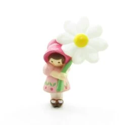 Hallmark Pixie Pin Vintage Girl With Bonnet And Flower