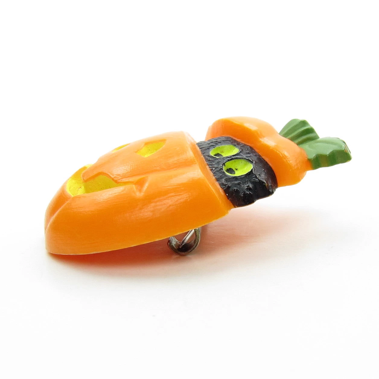 Jack-O-Lantern With Eyes Pumpkin Pin Vintage Halloween Hallmark Lapel 4 Jack-O-Lantern With Eyes Pumpkin Pin Vintage Halloween Hallmark Lapel - Image 4