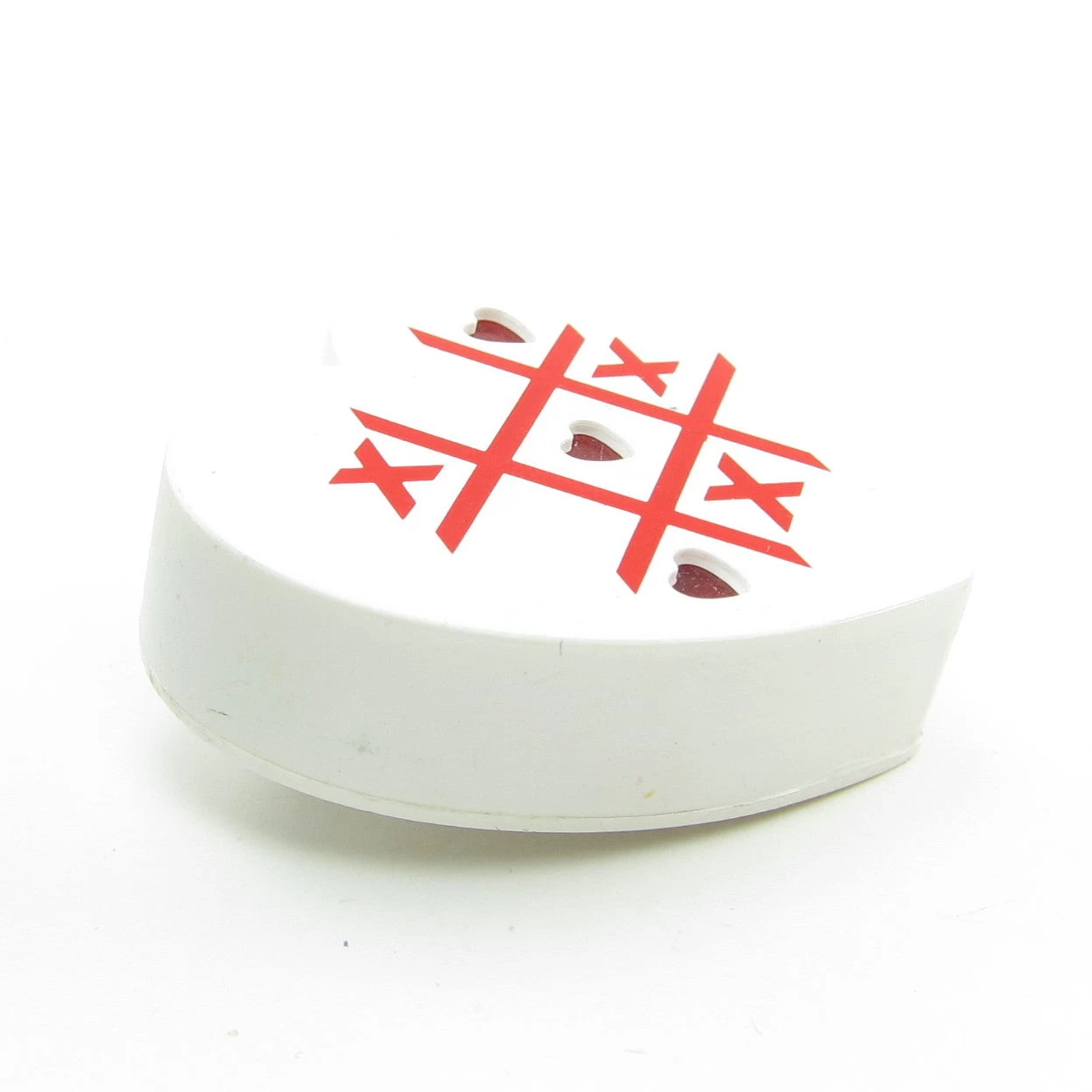 Heart Tic-Tac-Toe Pin Hallmark 1989 Valentine's Day Lapel 3 Heart Tic-Tac-Toe Pin Hallmark 1989 Valentine's Day Lapel - Image 3