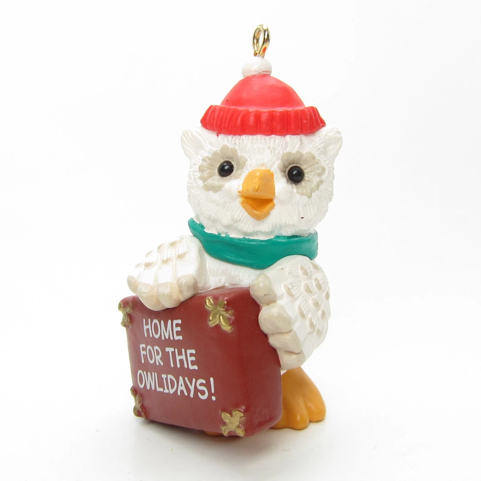 Home For The Owlidays Vintage Hallmark 1990 Christmas Owl Ornament 3 Home For The Owlidays Vintage Hallmark 1990 Christmas Owl Ornament - Image 3