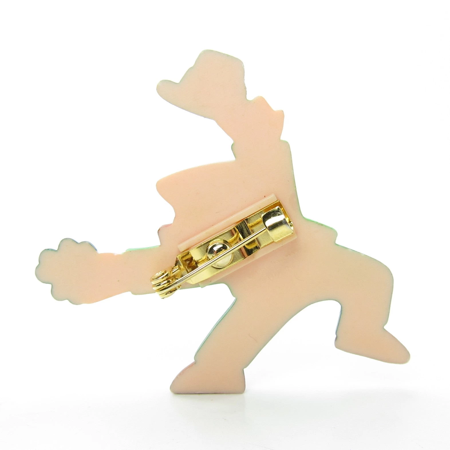 Dancing Leprechaun Pin Vintage Hallmark St. Patrick's Day Lapel 2 Dancing Leprechaun Pin Vintage Hallmark St. Patrick's Day Lapel - Image 2