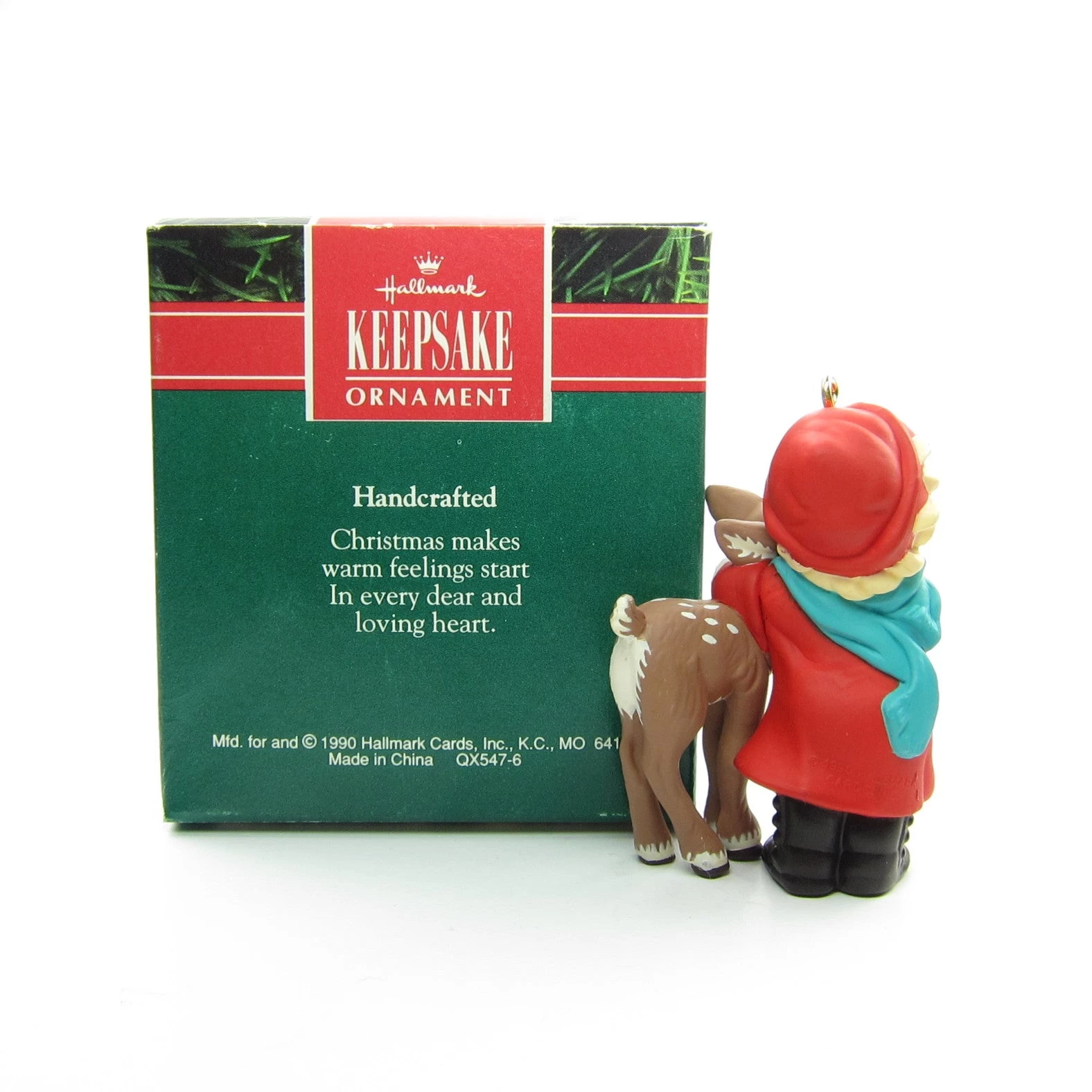 Lovable Dears Vintage 1990 Hallmark Keepsake Christmas Ornament 2 Lovable Dears Vintage 1990 Hallmark Keepsake Christmas Ornament - Image 2