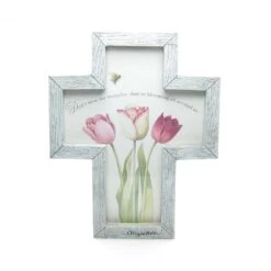 Marjolein Bastin Cross Frame With Tulips And Quote