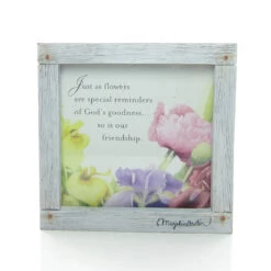 Marjolein Bastin Framed Friendship Quote With Flowers